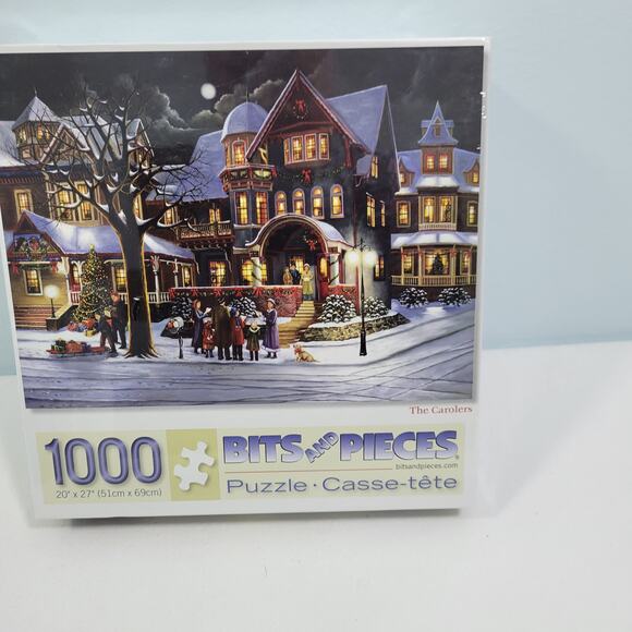 New Bits & Pieces 1000 Piece Puzzle The Carolers 80122-2M3 - Picture 2 of 2